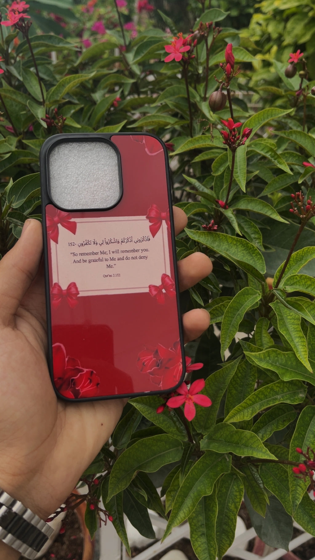 A cover that feels personal with customise charm