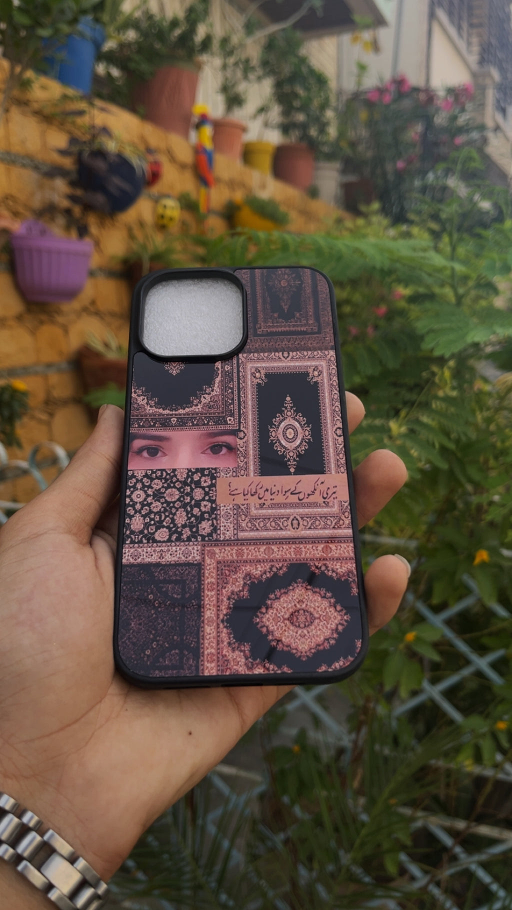 Midnight Poetry Case With Customise Charm