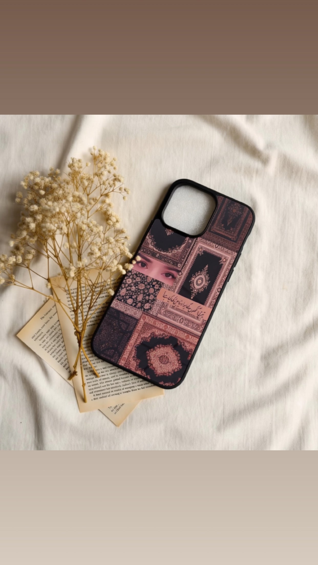 Midnight Poetry Case With Customise Charm