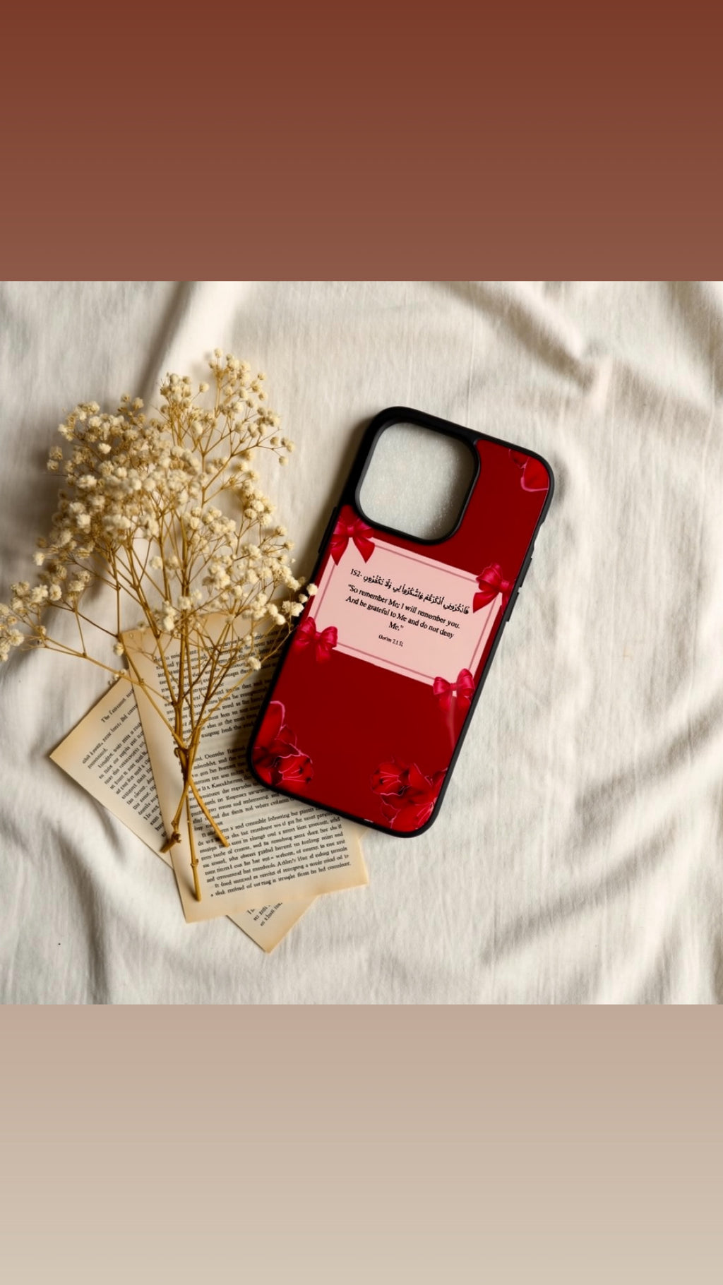 A cover that feels personal with customise charm