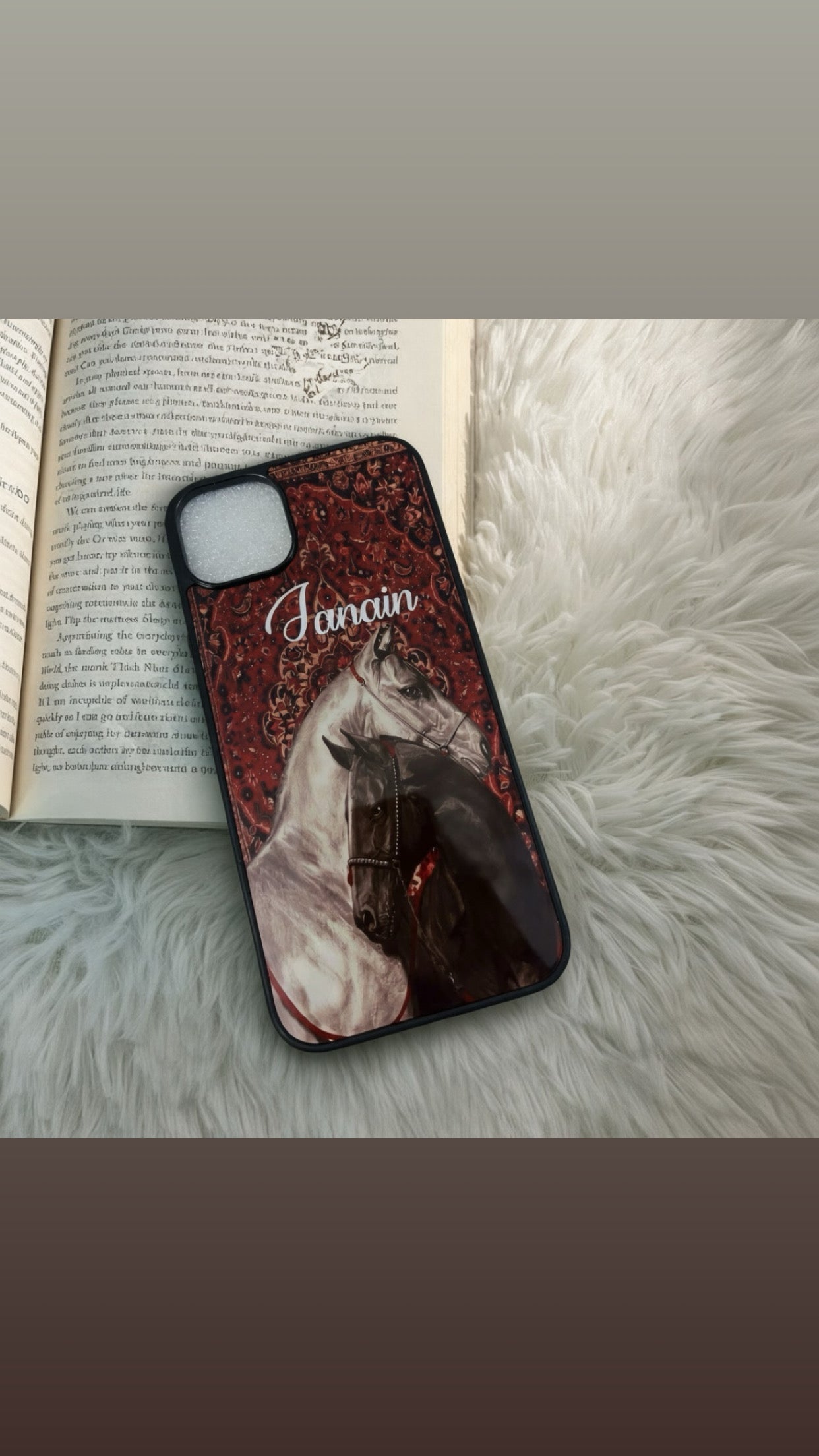 Royal Horse Custom Case With Customised Charm Free